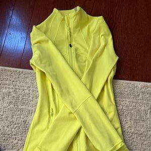 Lululemon Athletica Neon Yellow Jacket